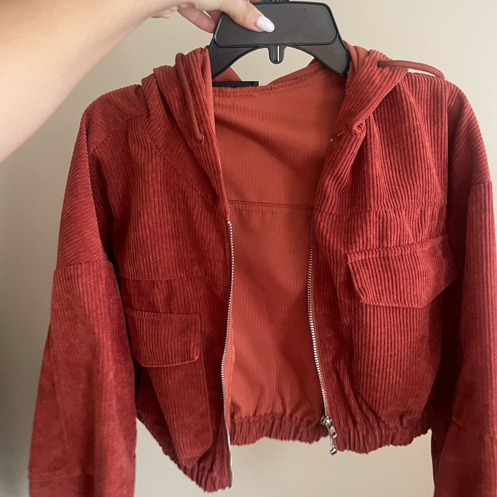 Cropped Orange Jacket
